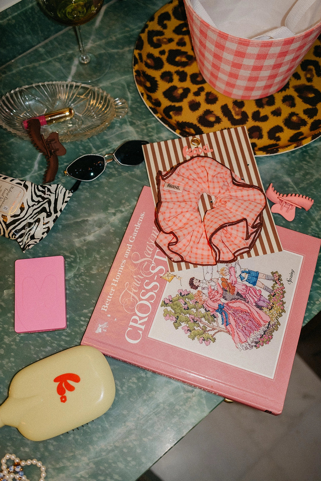 Girlhood Plaid Corset Scrunchie