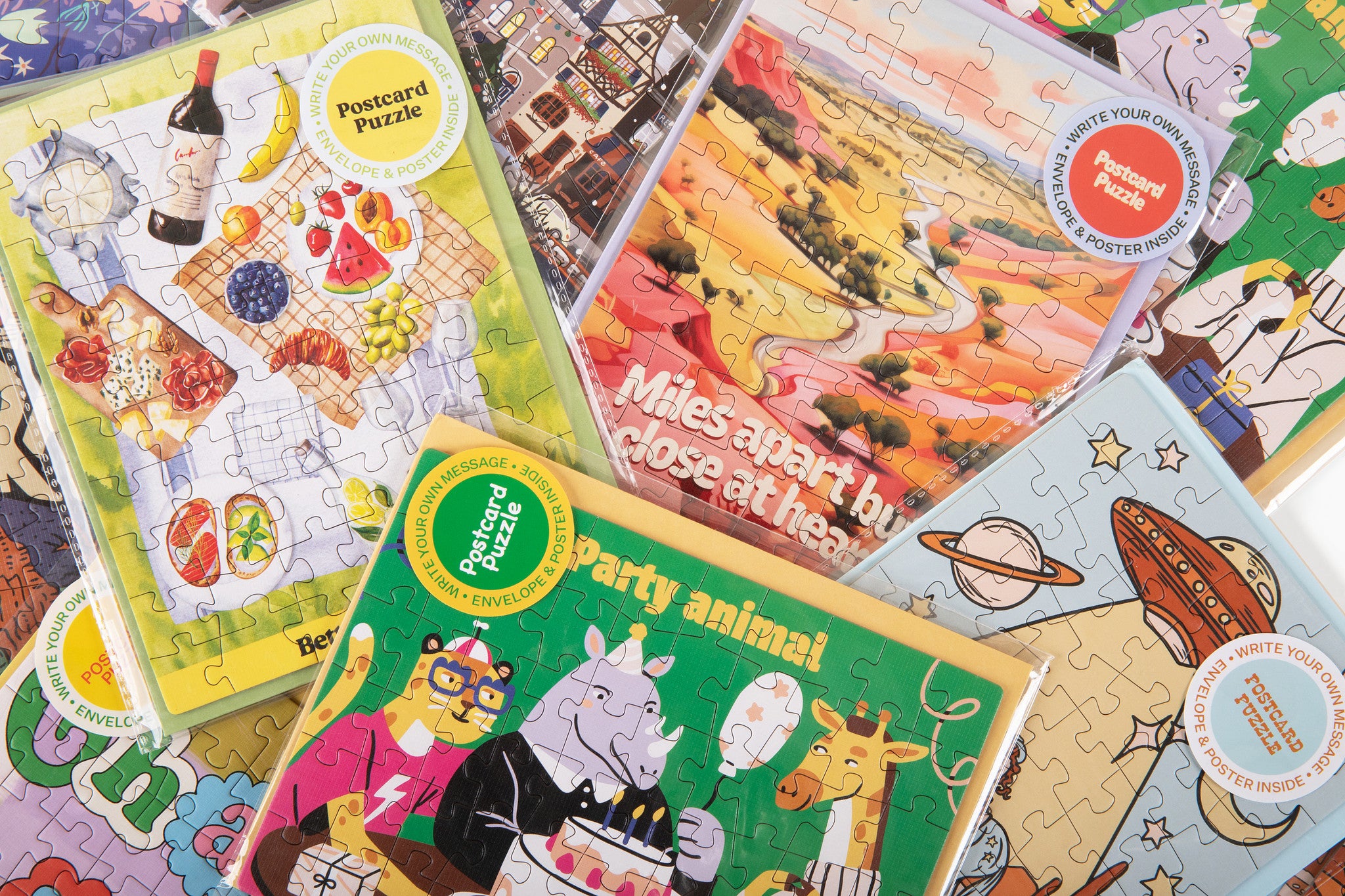 Postcard Puzzle - Party Animal