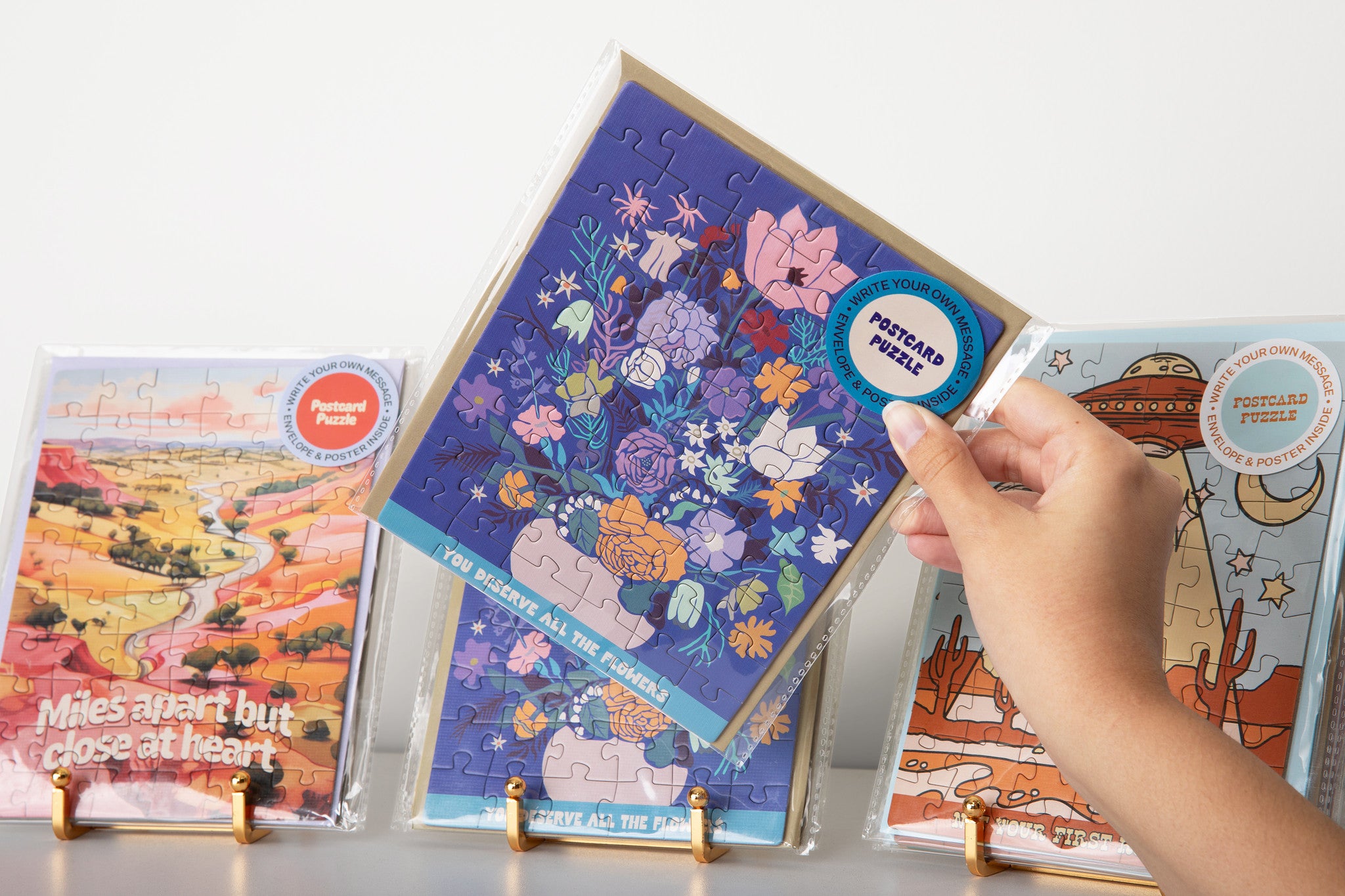 Postcard Puzzle - You Deserve All the Flowers