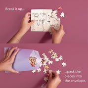 Postcard Puzzle - You Deserve All the Flowers