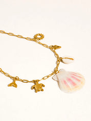 Ibiza Seashell Charm Necklace