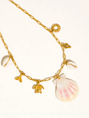 Ibiza Seashell Charm Necklace