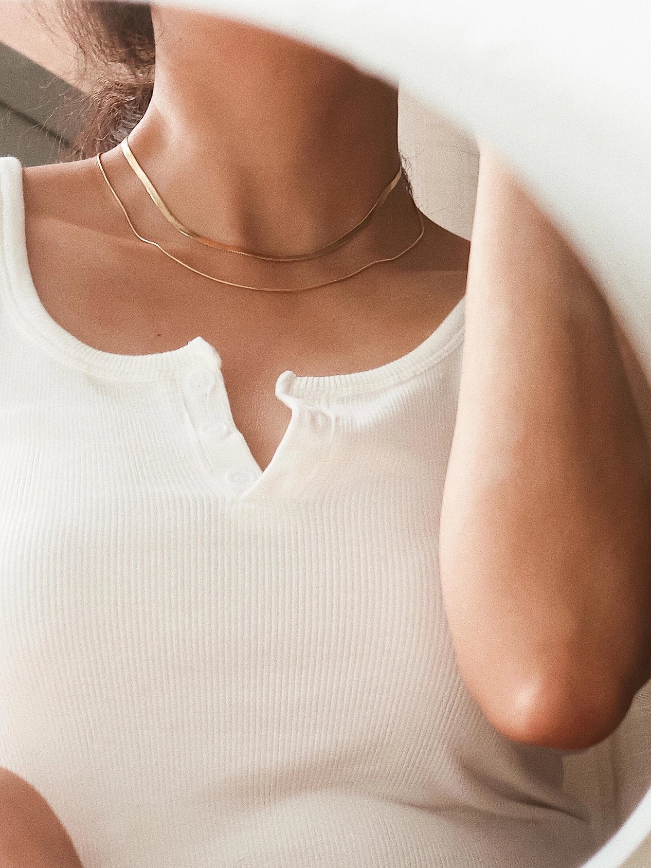Jean Layered Snake Chain Necklace