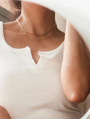 Jean Layered Snake Chain Necklace