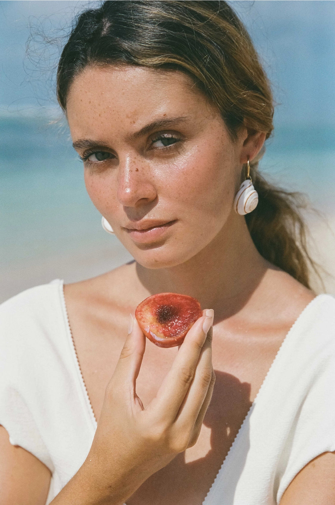 Kiery Shell Earrings