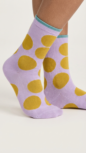 Big Dot Lavender Sock