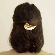 Leaf Metal Barrette Hair Clip