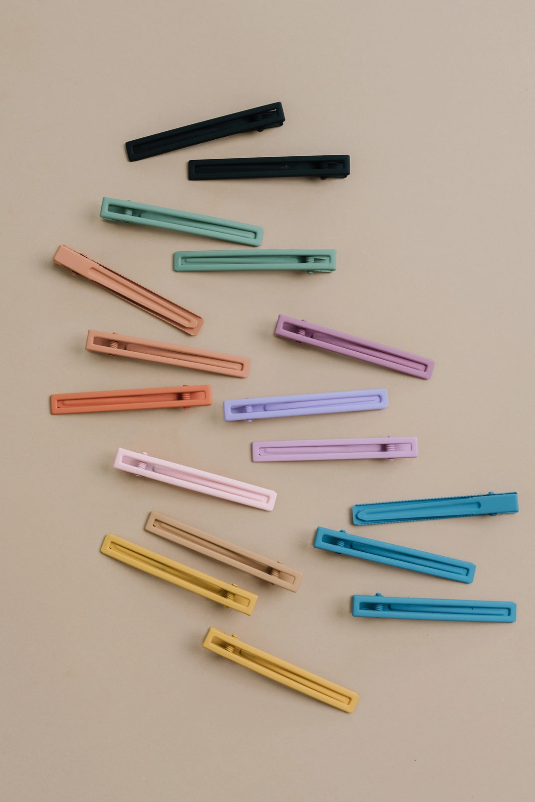 Leia Alligator Hair Clips (Mauve and Pink)