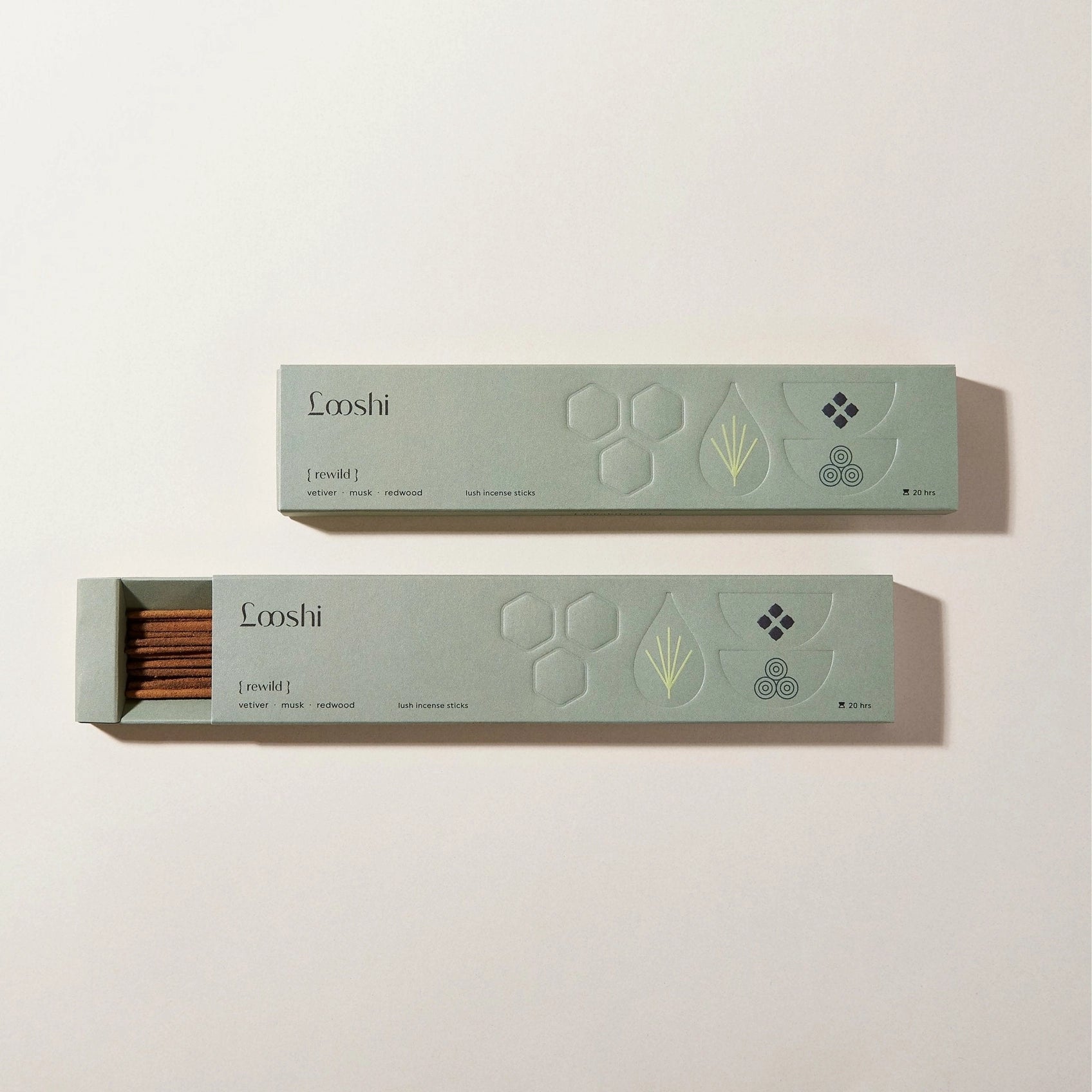 Natural Incense Sticks with Vetiver, Musk, Redwood
