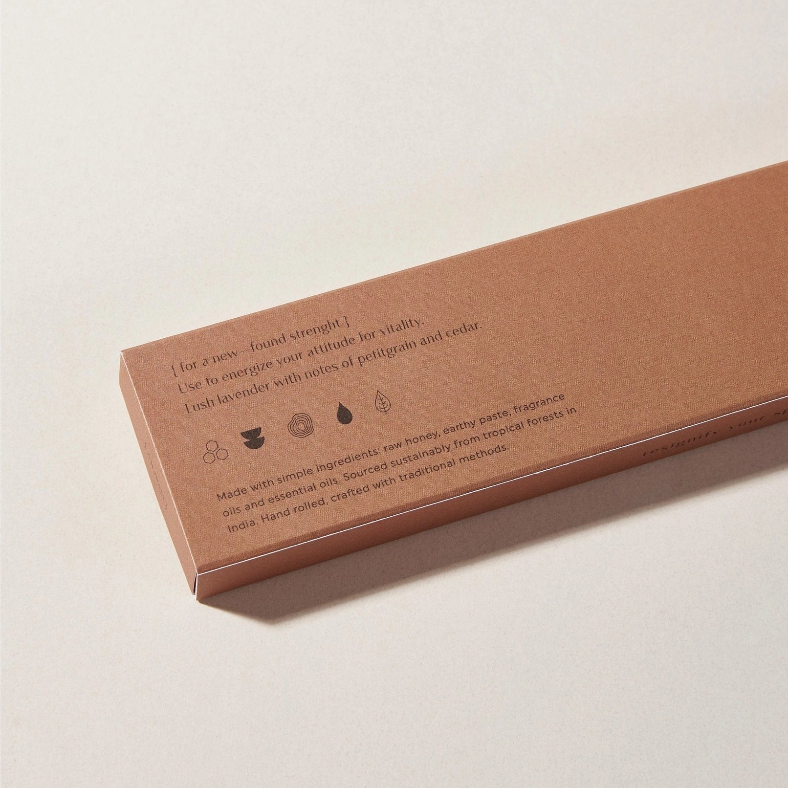 Natural Incense Sticks with Lavender, Petitgrain, Cedar
