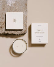 Cedar Provence Candle: Woody Fragrance with Cedar, Spices, and Herbal Notes