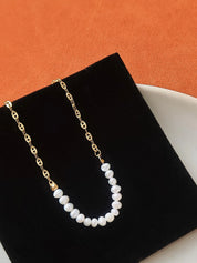 Margaux Freshwater Pearl Chain Necklace