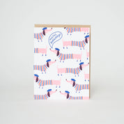 Thank You Letterpress Greeting Card