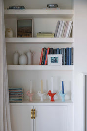 Nordic Swan Candlestick Holder