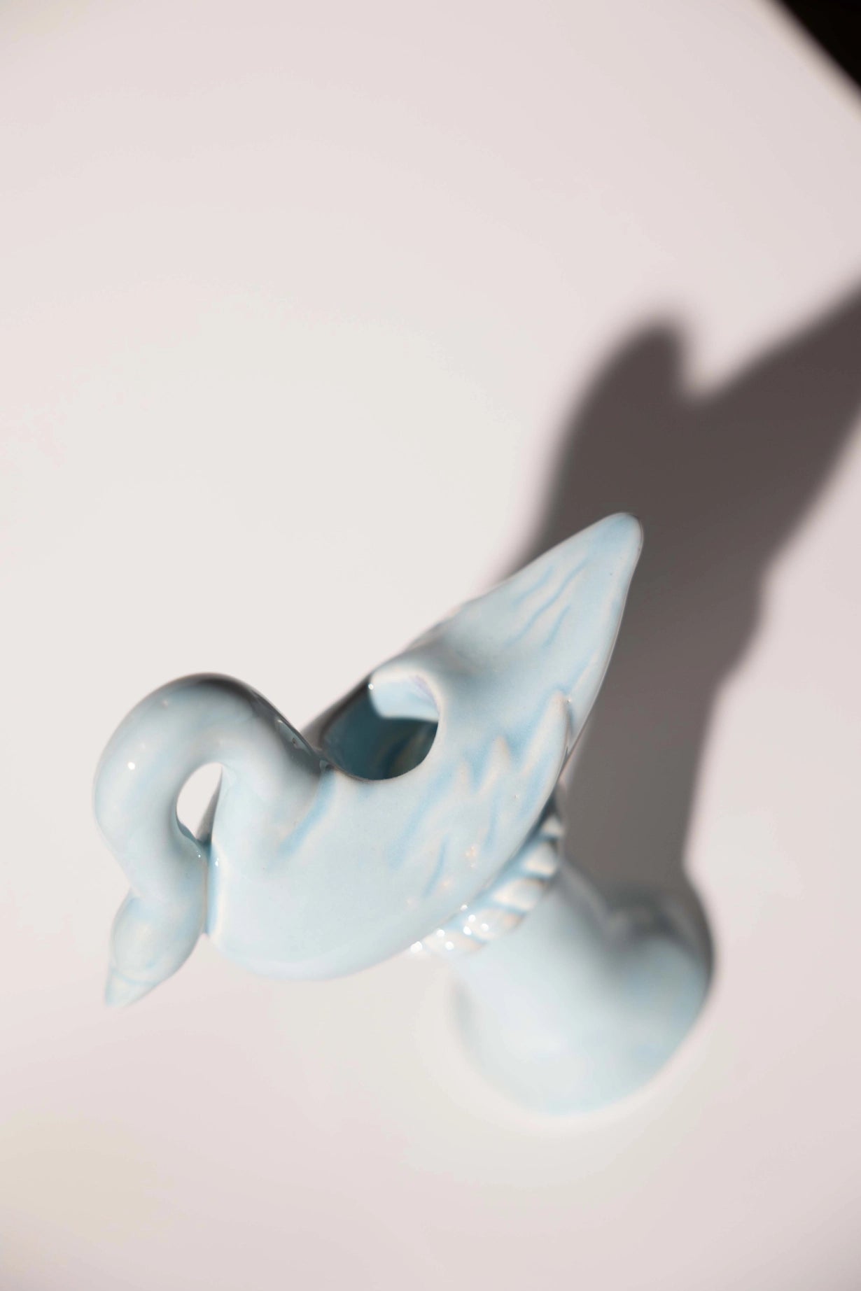 Nordic Swan Candlestick Holder