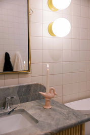 Nordic Swan Candlestick Holder