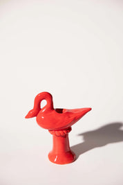 Nordic Swan Candlestick Holder