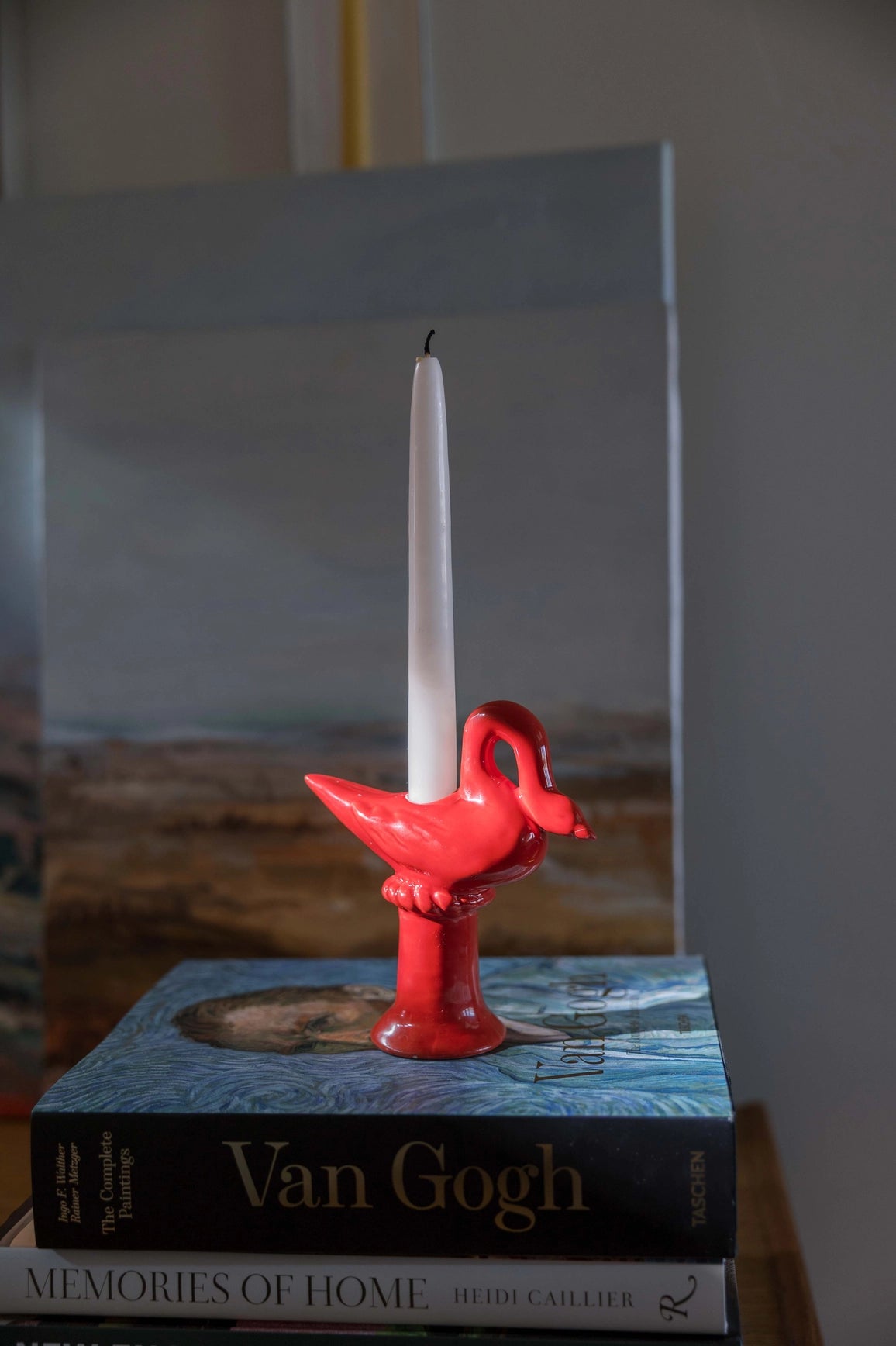 Nordic Swan Candlestick Holder