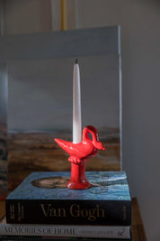 Nordic Swan Candlestick Holder