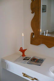 Nordic Swan Candlestick Holder