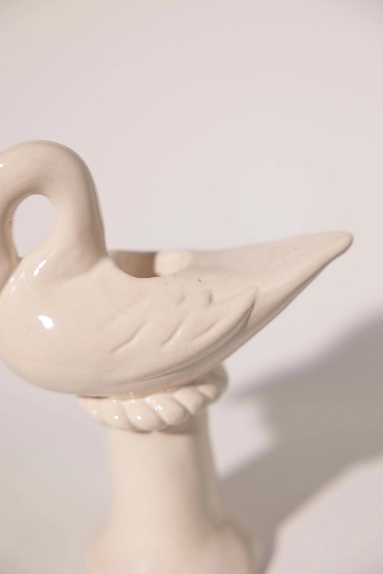 Nordic Swan Candlestick Holder