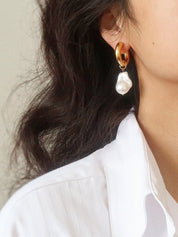 Oceana Large Pearl Earrings