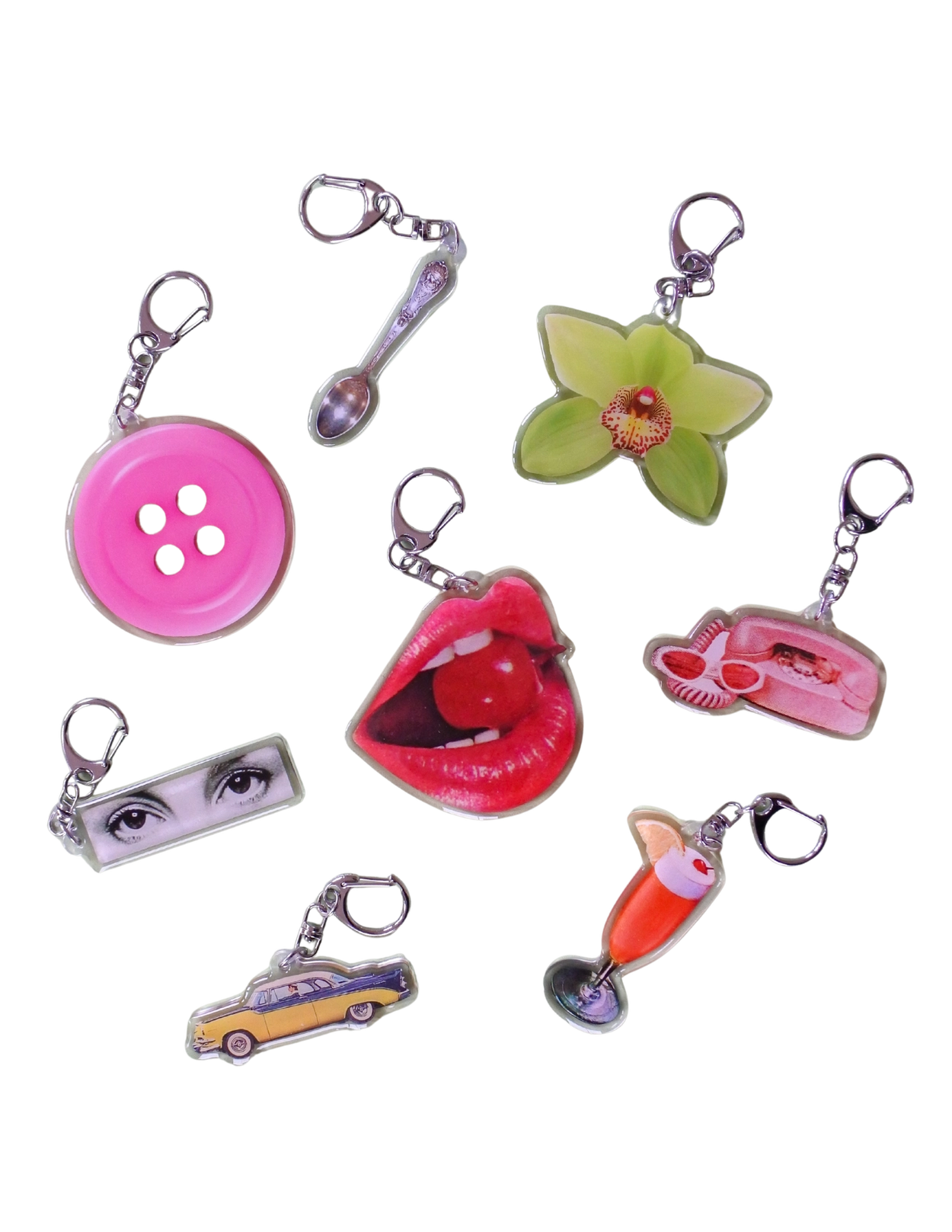 Lips Picto-Charm™ Keychain