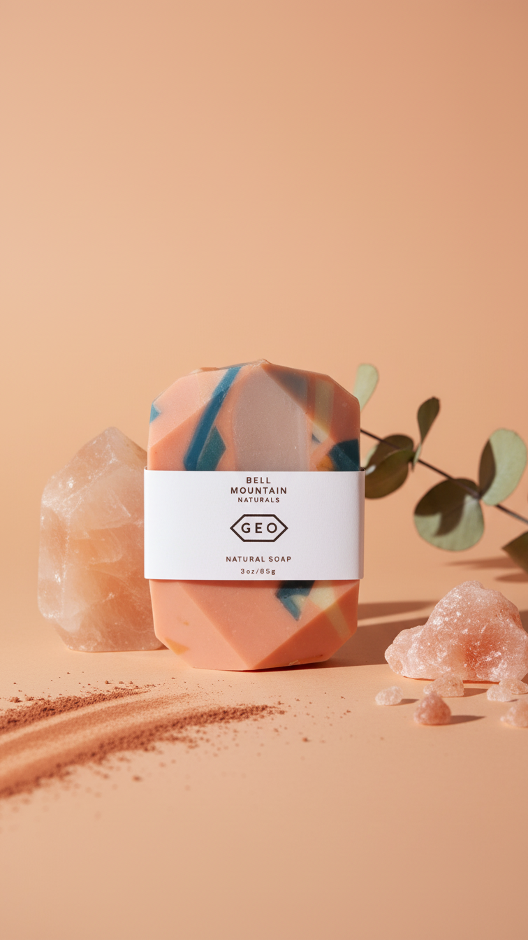 Terrazzo Gem Bar Soap (Black Spruce and Citrus)