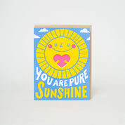 Pure Sunshine Letterpress Greeting Card