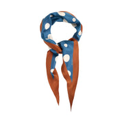 Retro Polka Silk Diamond Neckerchief