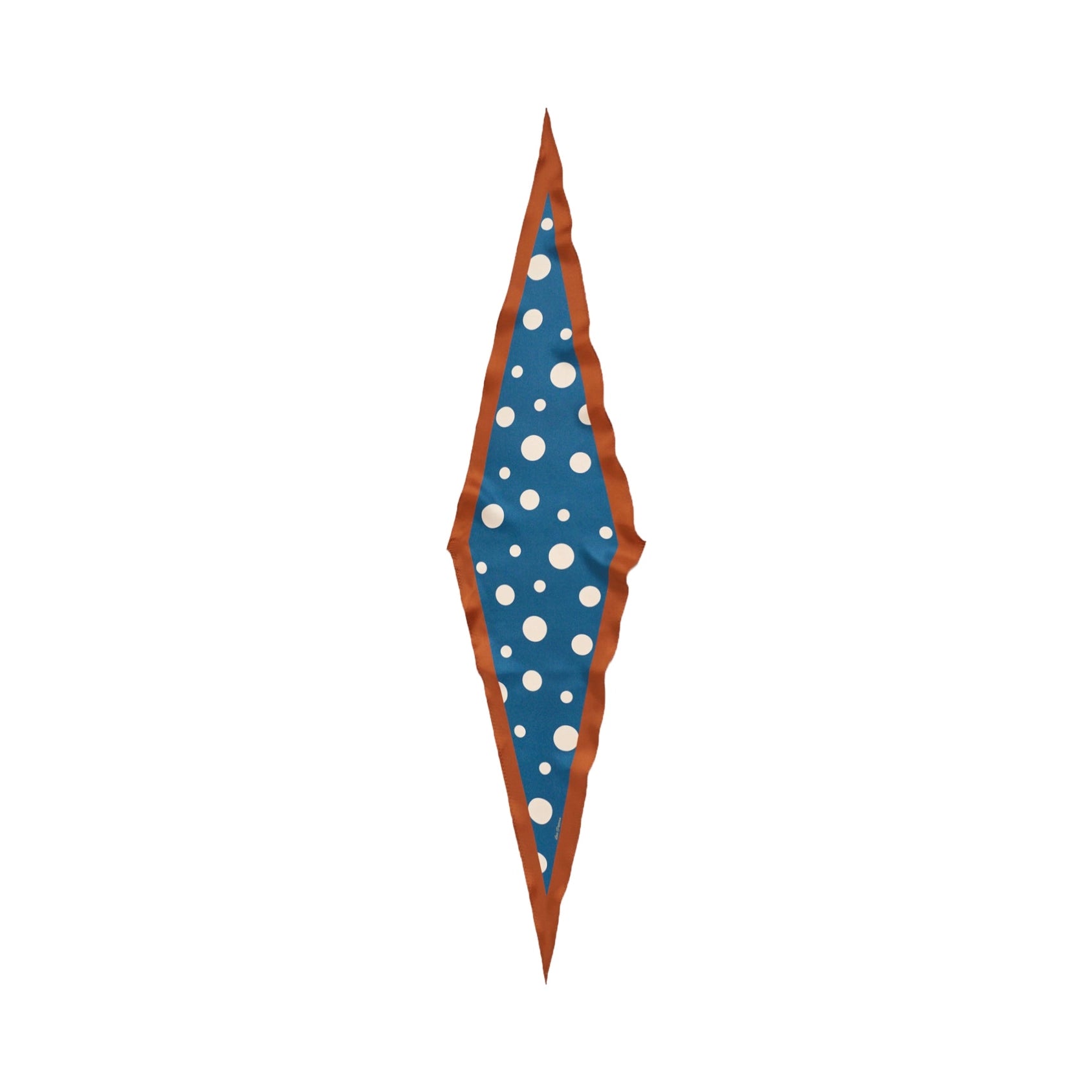Retro Polka Silk Diamond Neckerchief