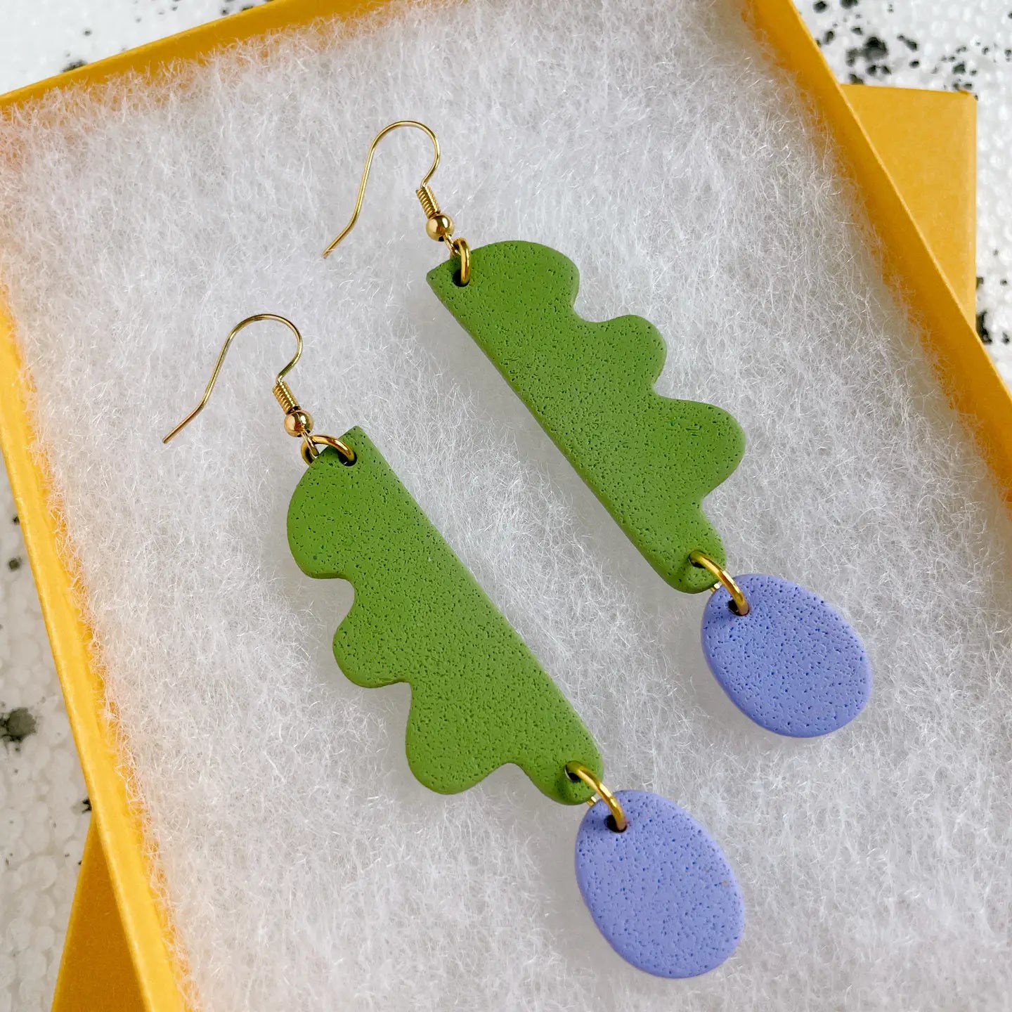 Sage Wavy Days Earrings