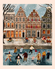 Snow Day in Amsterdam 500 Piece Puzzle