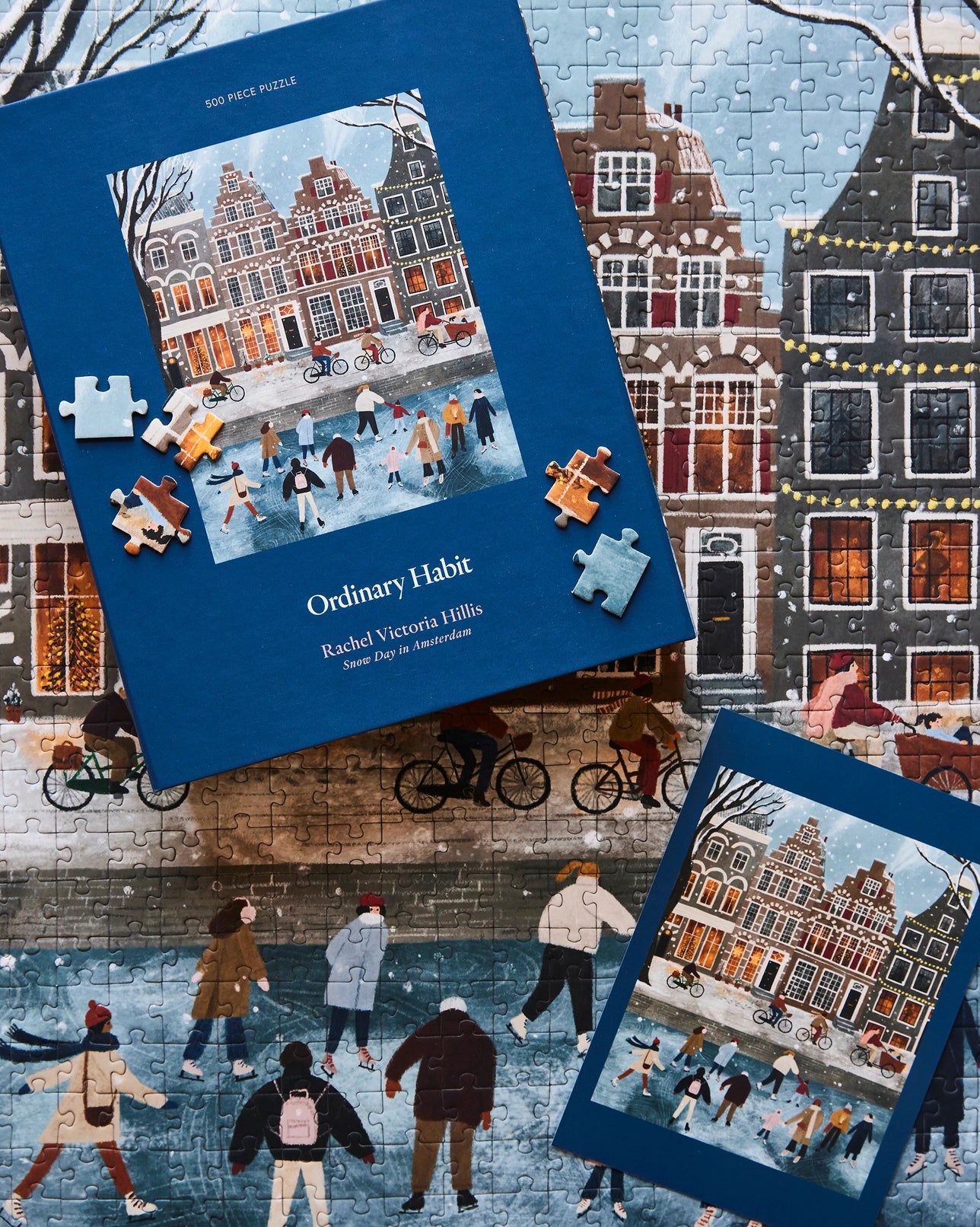Snow Day in Amsterdam 500 Piece Puzzle