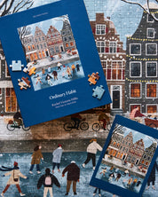 Snow Day in Amsterdam 500 Piece Puzzle