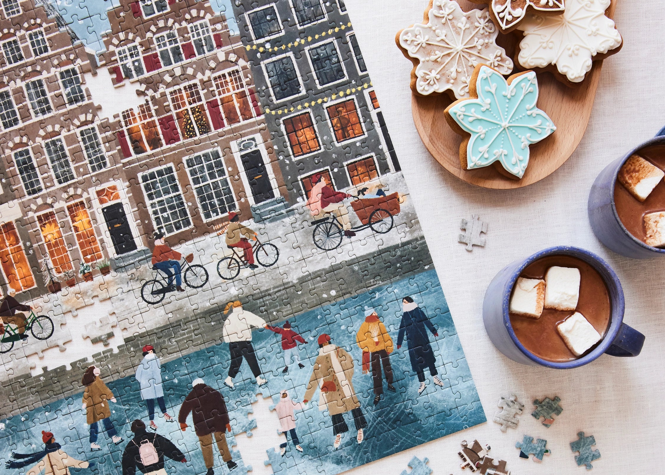 Snow Day in Amsterdam 500 Piece Puzzle