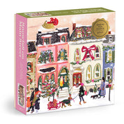 Snowfall On Main Street 1000 Piece Foil Puzzle