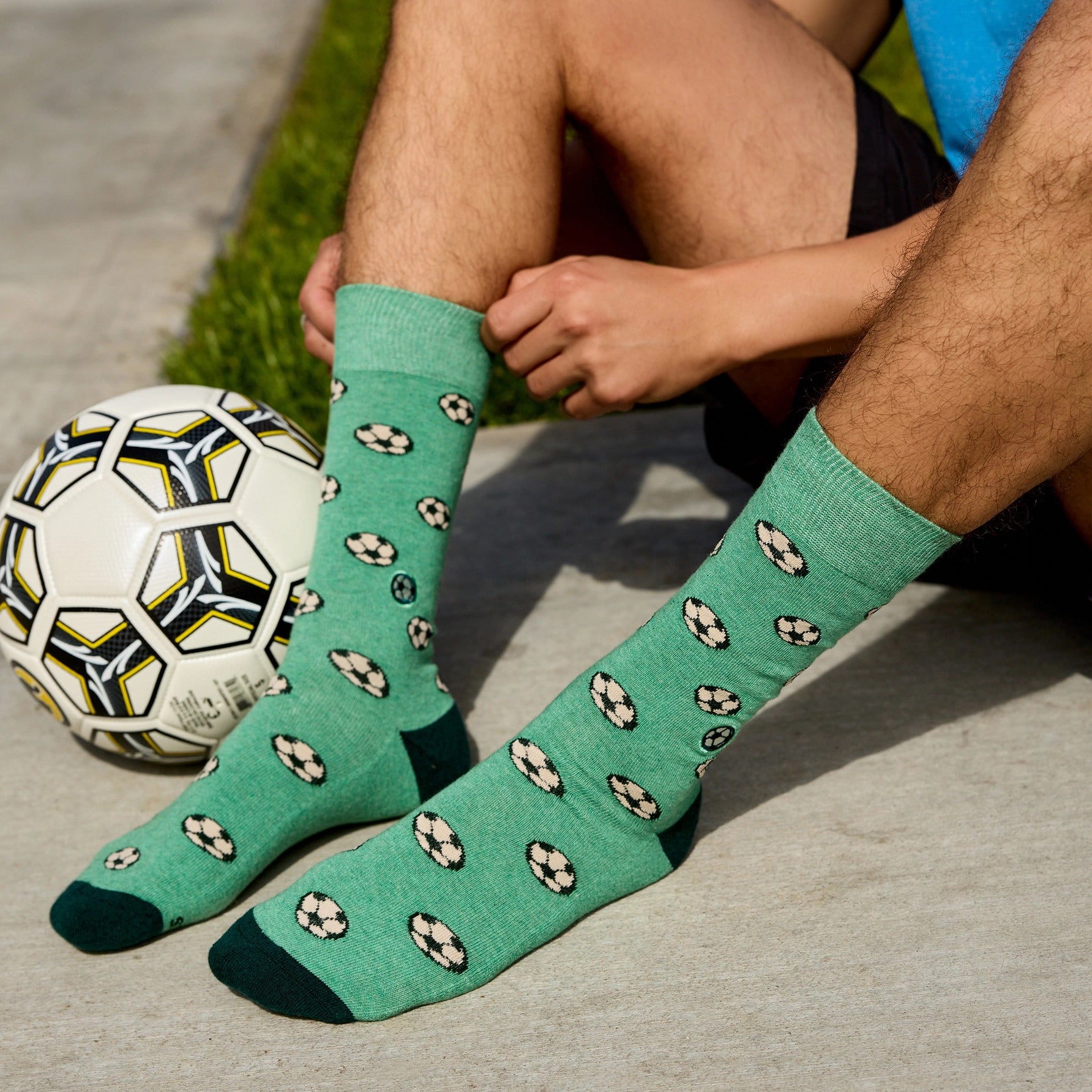 Socks That Support Youth Sports | Soccer balls