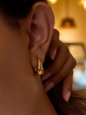 Solira Star Hoop Earrings