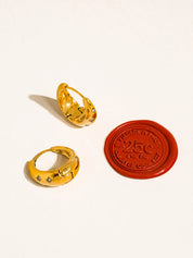 Solira Star Hoop Earrings