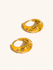 Solira Star Hoop Earrings