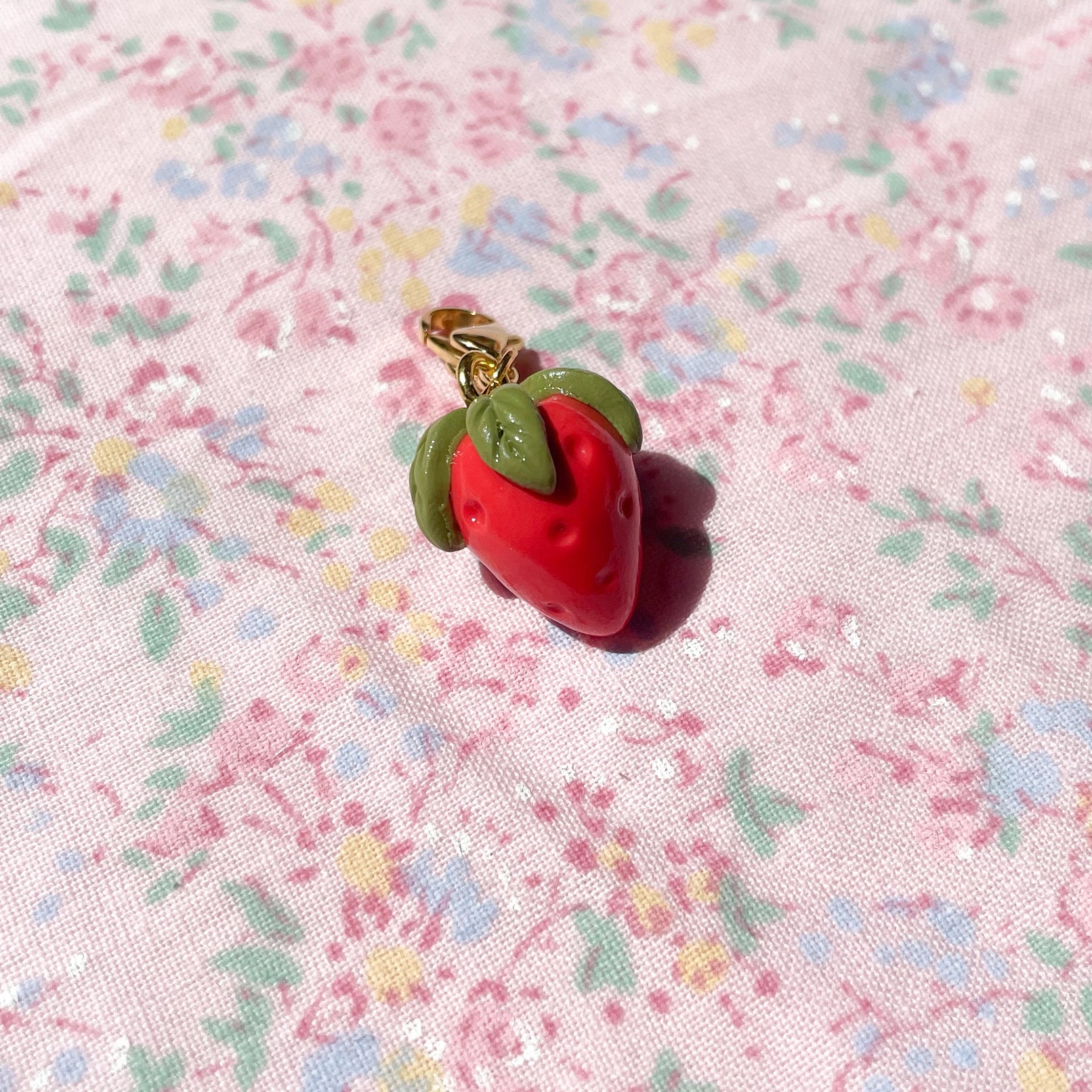 Strawberry Bag Charm