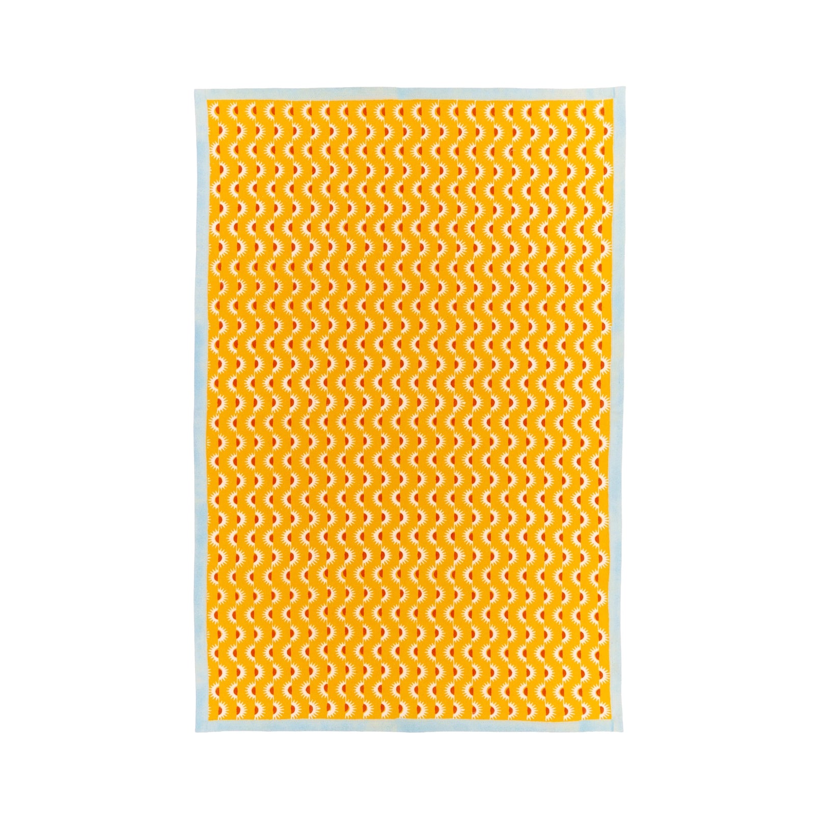 Goldenrod Suns Tea Towel