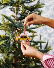 Taxi Cab Needlepoint Ornament