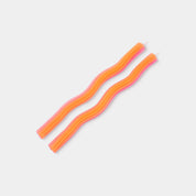Vibrant Taper Wiggle Candles (set of 2)