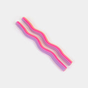 Vibrant Taper Wiggle Candles (set of 2)