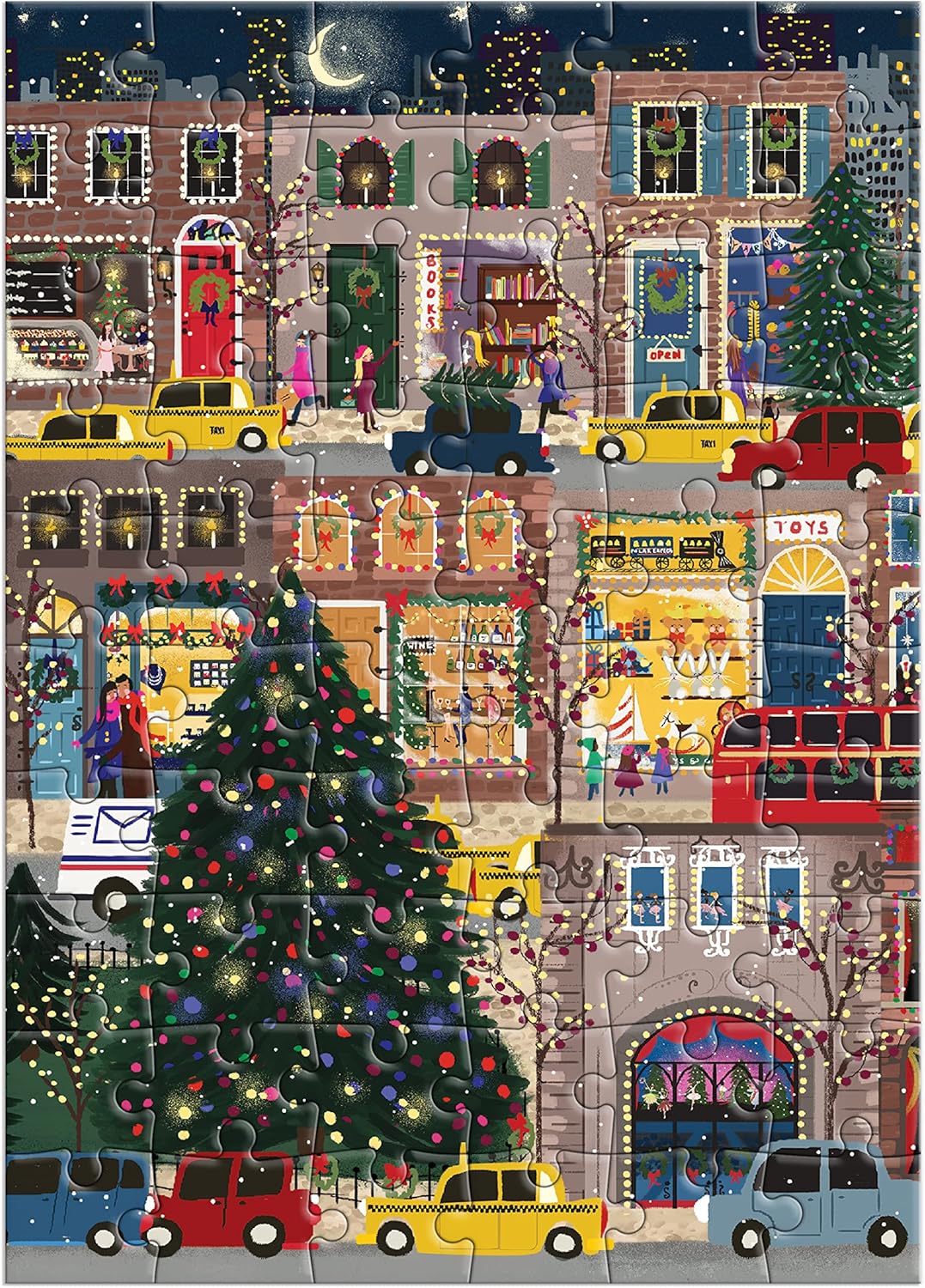Winter Lights Greeting Card Puzzle