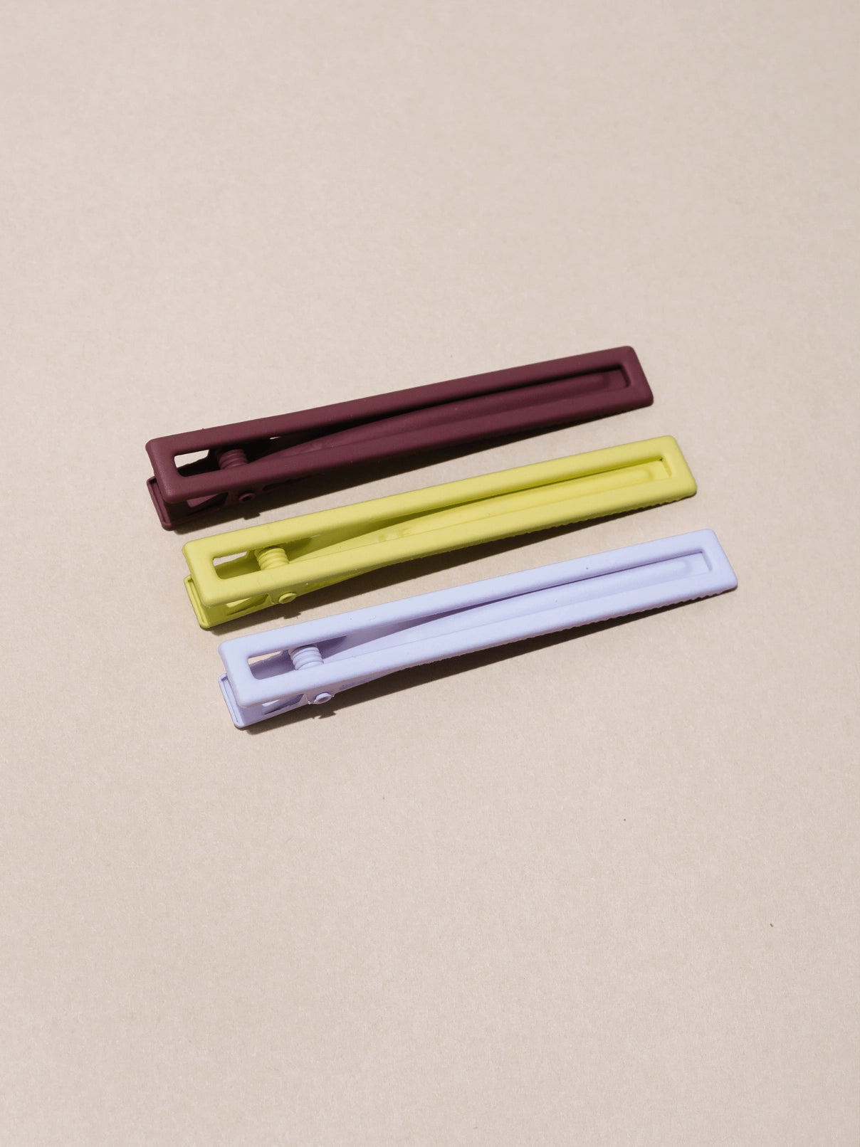 Yarrow Alligator Hair Clips (Desert Sky)
